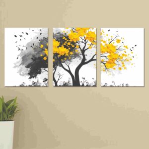 Set of 3 wall Art Phototiles for wall decoration/ wooden wall phototiles