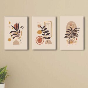 Set of 3 wall Art Phototiles for wall decoration/ wooden wall phototiles