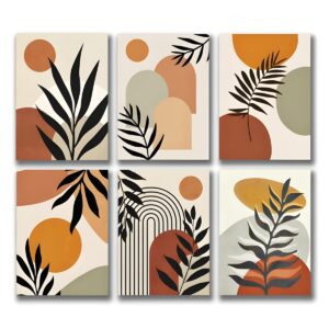 Set of 6 Abstract Theme Phototiles for wall decoration/ wooden wall phototiles (103)
