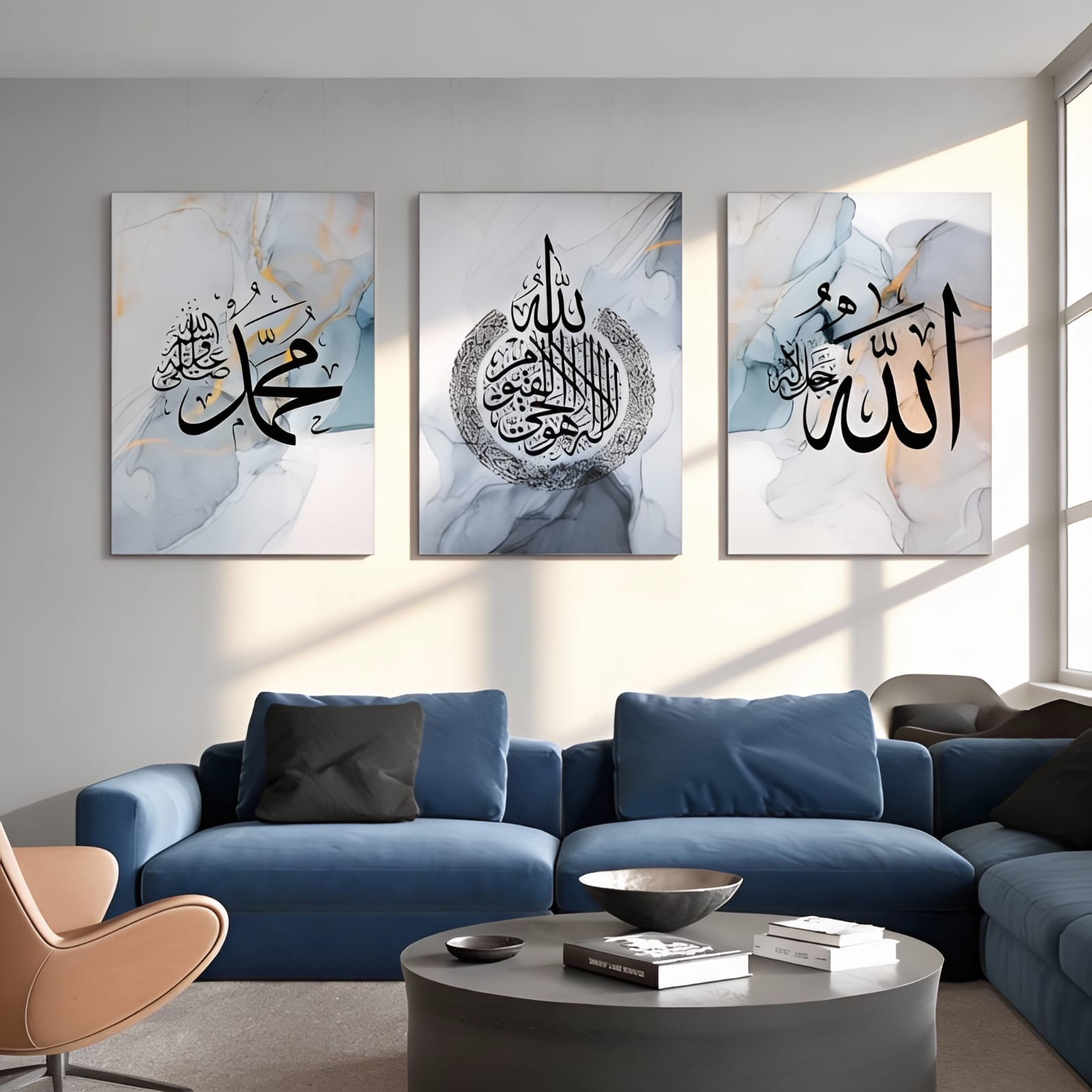 set of 3 islamic theme phototiles for wall decoration/ wooden phototiles set of 3 islamic theme phototiles for wall decoration/ wooden phototiles