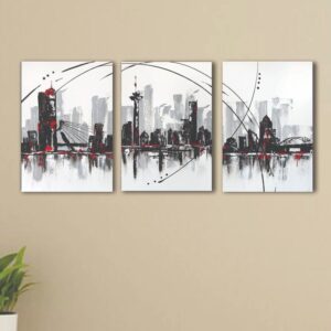 set of 3 car phototiles for wall decoration/ wooden phototiles