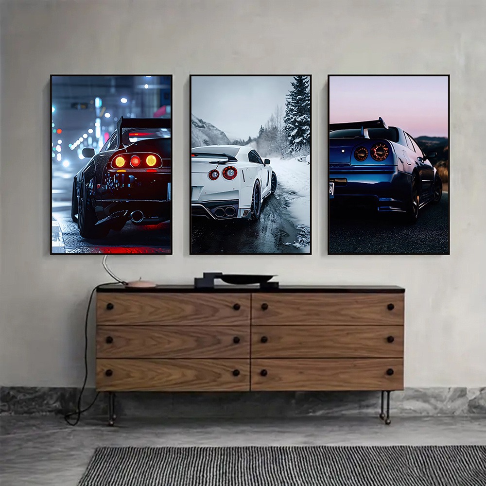 set of 3 car phototiles for wall decoration/ wooden phototiles set of 3 car phototiles for wall decoration/ wooden phototiles