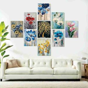 set of 3 wall art phototiles for wall decoration/ wooden wall phototiles