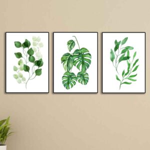 set of 3 wall art phototiles for wall decoration/ wooden wall phototiles
