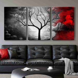 set of 3 wall art phototiles for wall decoration/ wooden wall phototiles