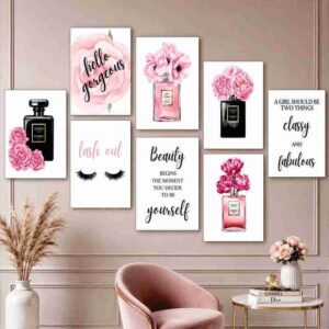 set of 3 wall art phototiles for wall decoration/ wooden wall phototiles
