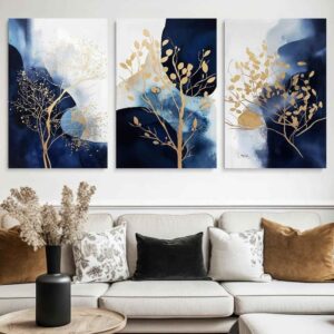 set of 3 wall art phototiles for wall decoration/ wooden wall phototiles