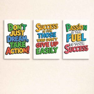 set of 3 wall art phototiles for wall decoration/ wooden wall phototiles